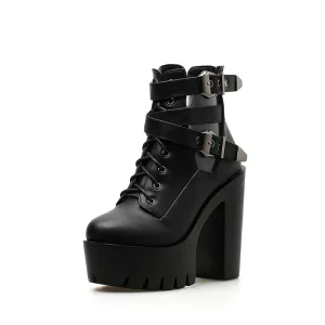 Botte gothique femme à talon 15 cm