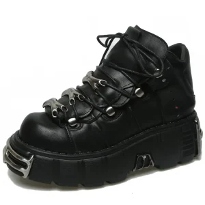 Chaussure gothique plateforme femme renfort metal 6cm