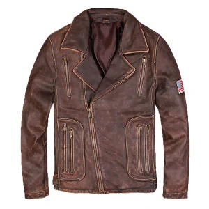 Veste Aviateur Homme Cuir