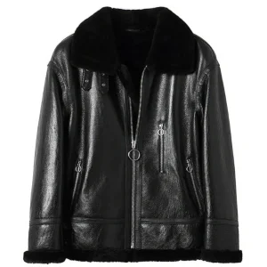 Veste Bombardier Noir Femme