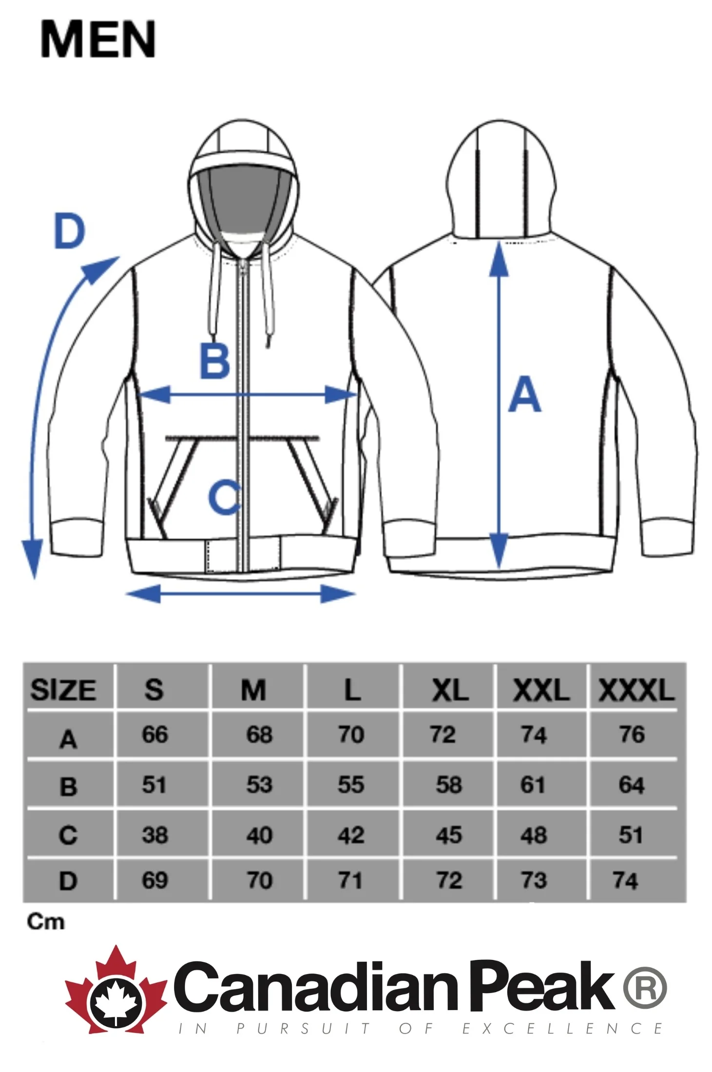 Canadian Peak Fipeak Homme - Sweat à Capuche avec Poches Longues Noir – Image 5